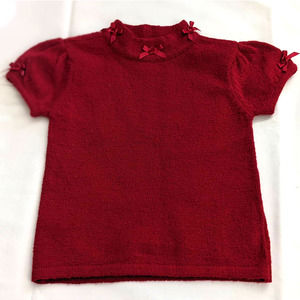 Red knit sweater - 24 months